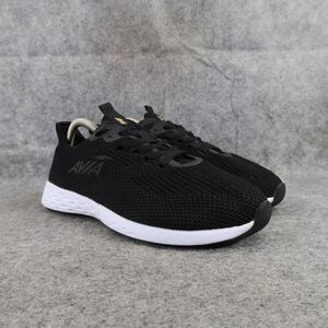 Avia Shoes Womens 8 Athletic Trainers Running Active Comfort Black Lace Up Helix